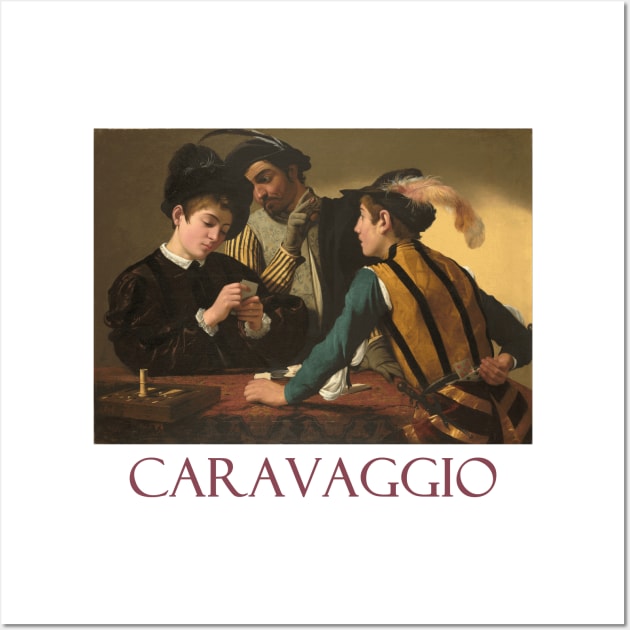 The Card Sharps by Caravaggio Wall Art by Naves